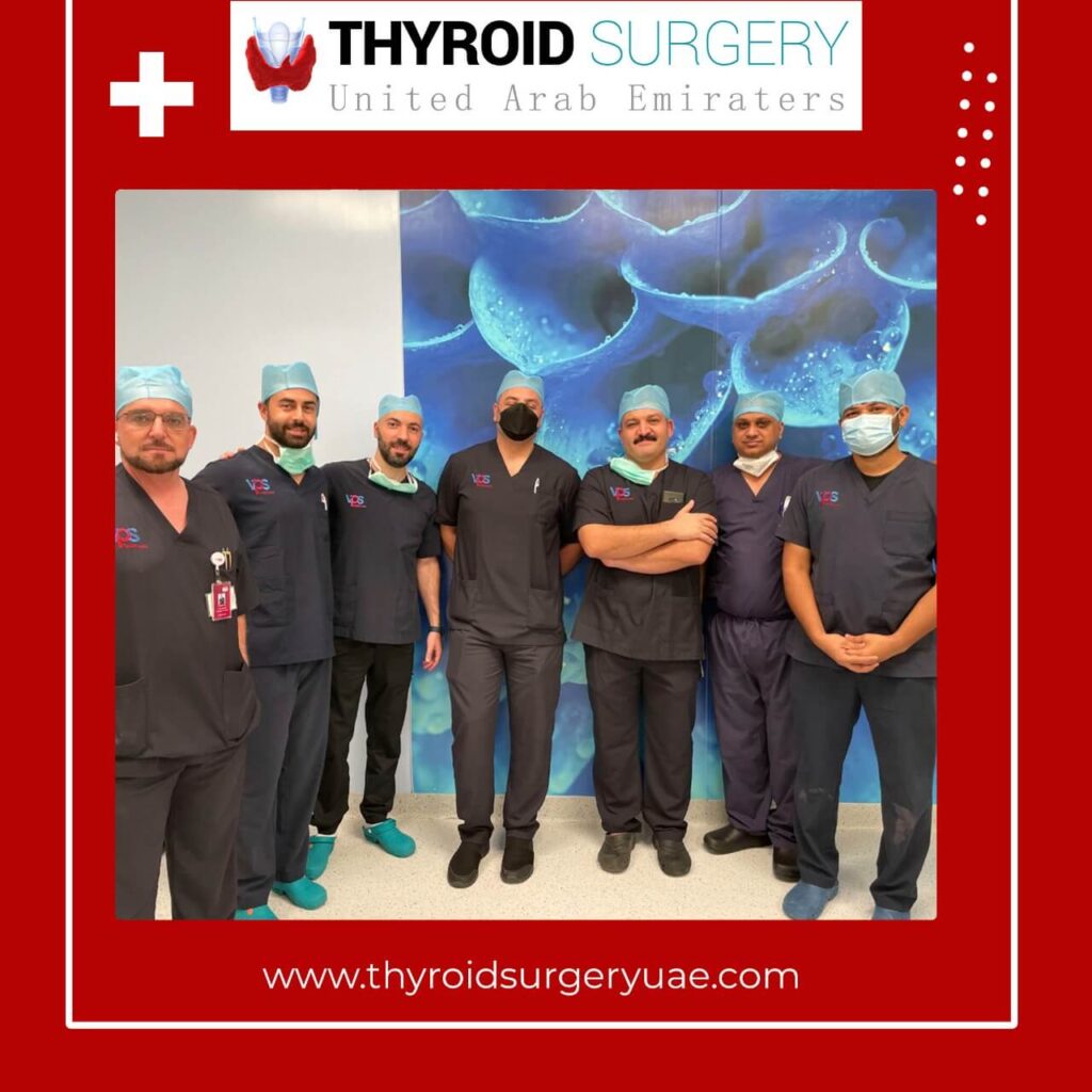 Surgical oncology team in Best Thyroid Center UAE