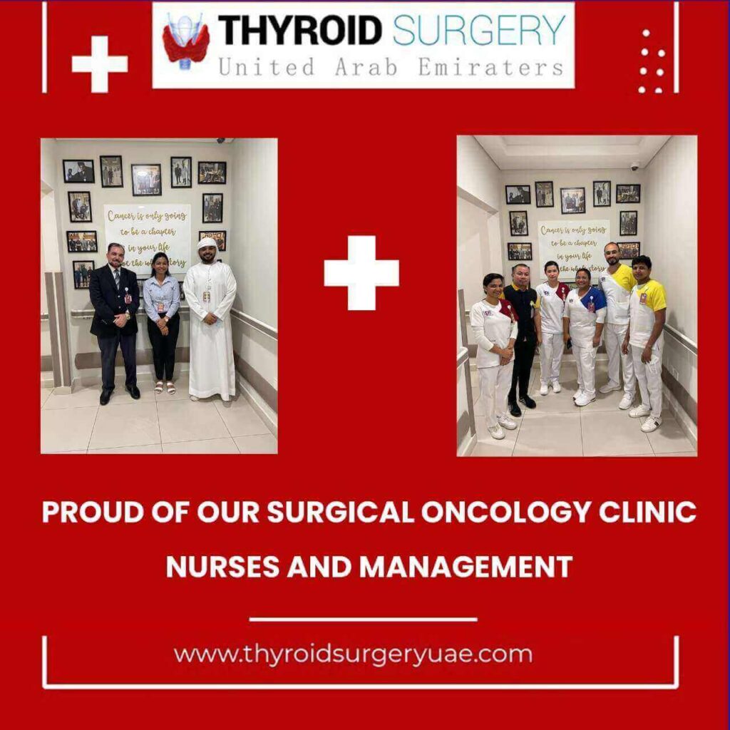 Surgical Oncology clinic Nurses and management in Best Thyroid Center Dubai

